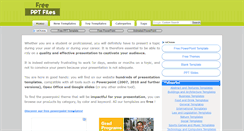 Desktop Screenshot of freepptfiles.com